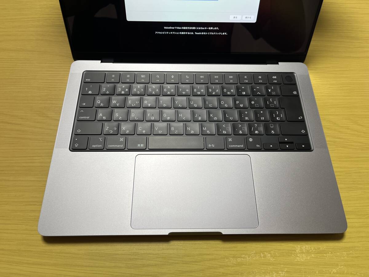 MacBookPro14インチ M1Pro AppleCare+ 充放電回数27 送料無料の画像3