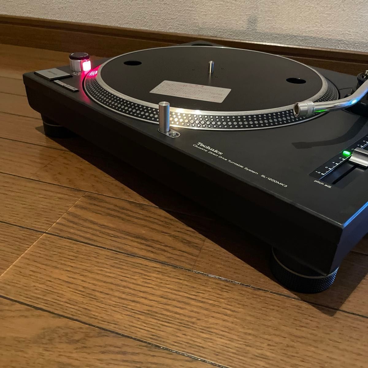 Technics sl1200mk3 ブラック　動作確認・オイルメンテ済み②