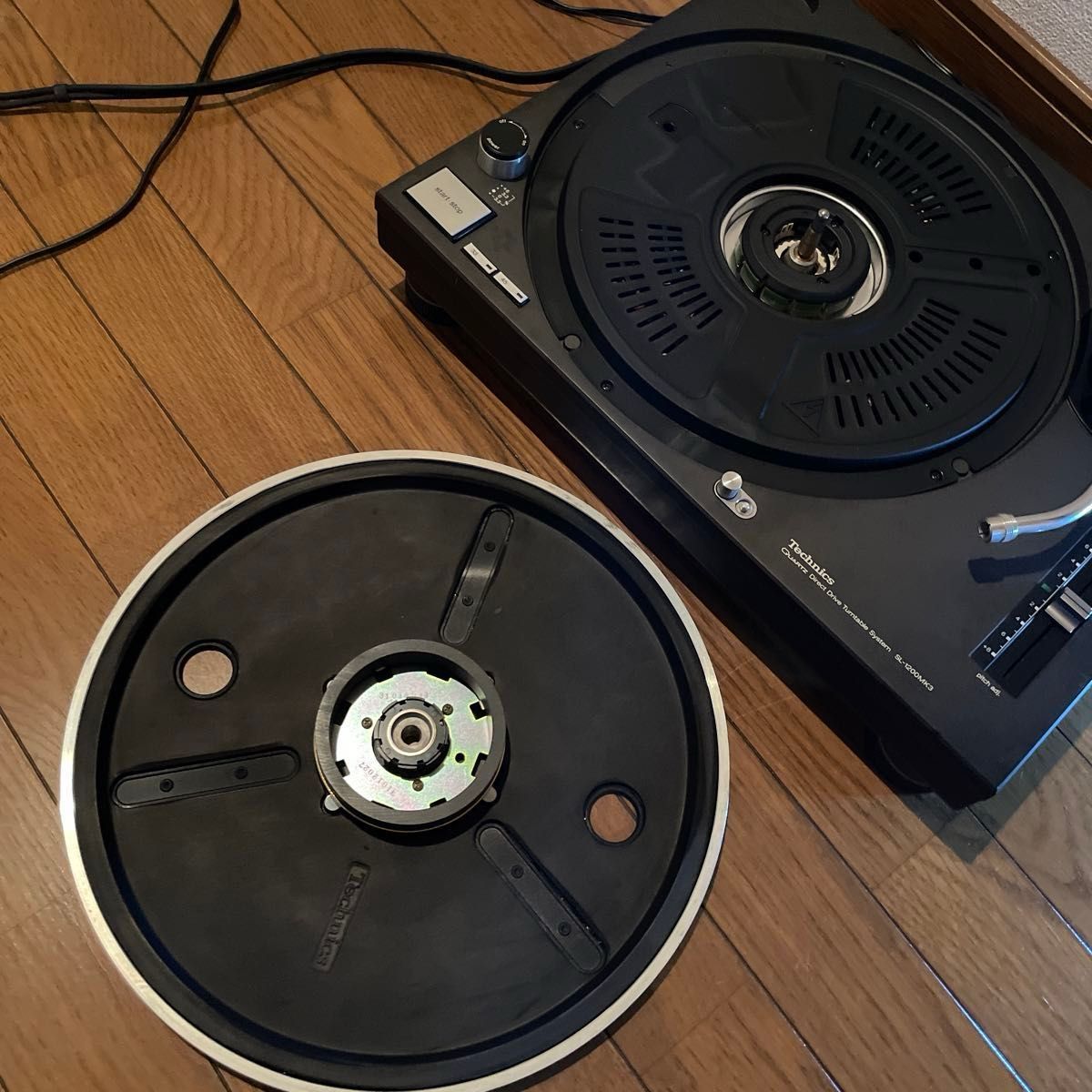 Technics sl1200mk3 ブラック　動作確認・オイルメンテ済み②