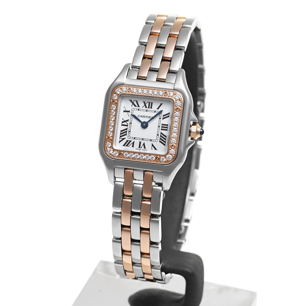 パンテール ドゥ カルティエ SM ダイヤモンド Ref.W3PN0006 中古品 レディース 腕時計_画像2