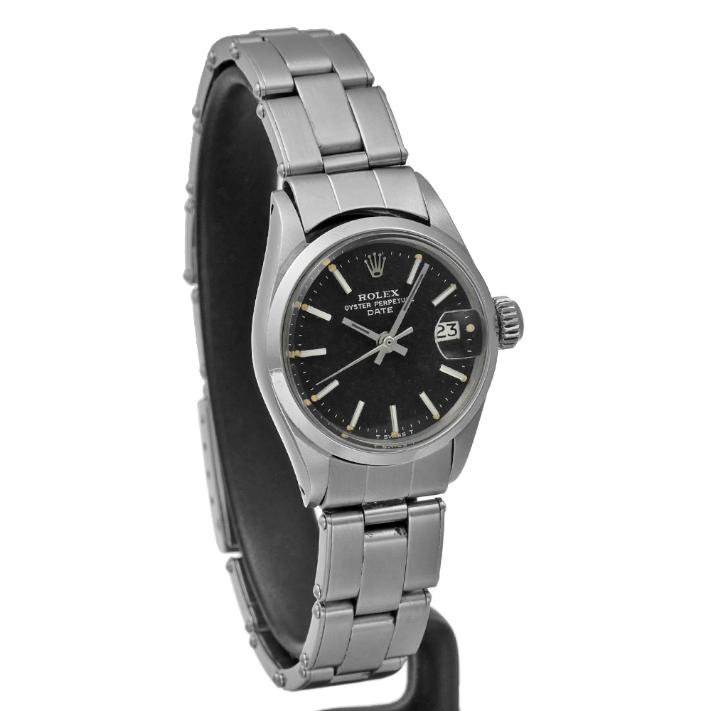 ROLEX オイスターパーペチュアル デイト レッドアイ Ref.6516 アンティーク品 レディース 腕時計_画像4