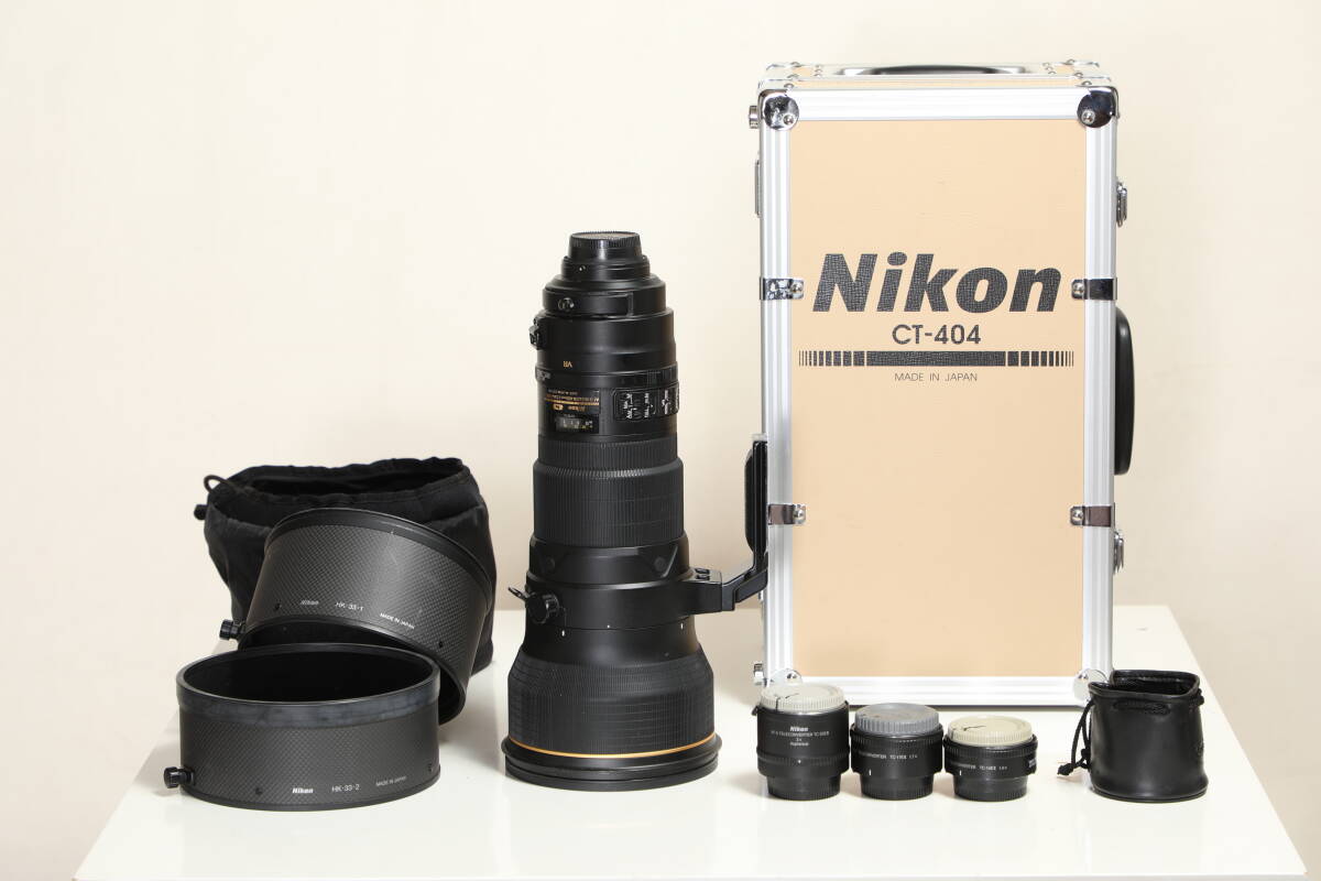 【美品】【良品】Nikon 単焦点レンズ AF-S NIKKOR 400mm f/2.8G ED VR フルサイズ対応 TC-14EⅡ、TC-17EⅡ、TC-20EⅢ中古の画像1