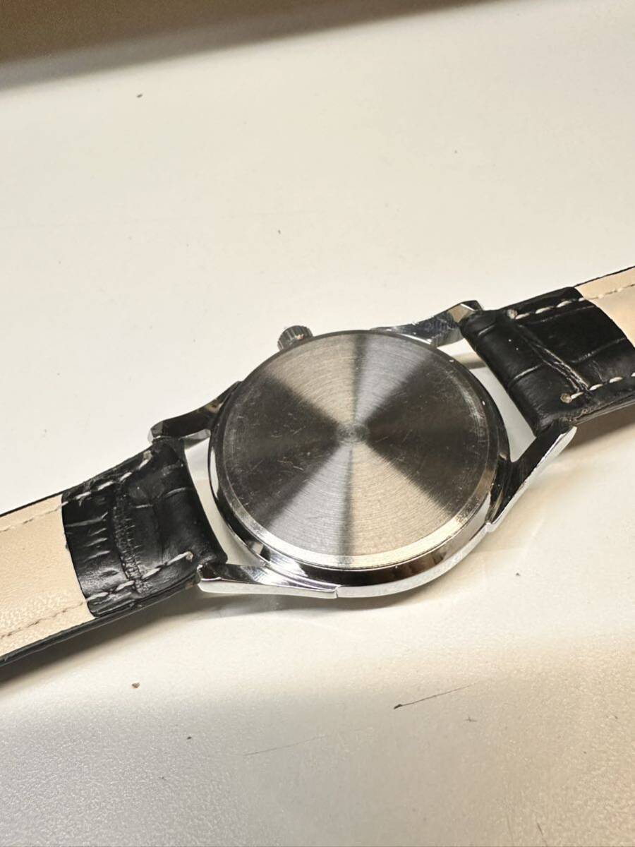 ヴィンテージ ブライトリング BREITLING 赤文字盤 手巻き ユニセックス腕時計 ショックプルーフ ムーブメント 17jewels スイス製 再生品の画像6