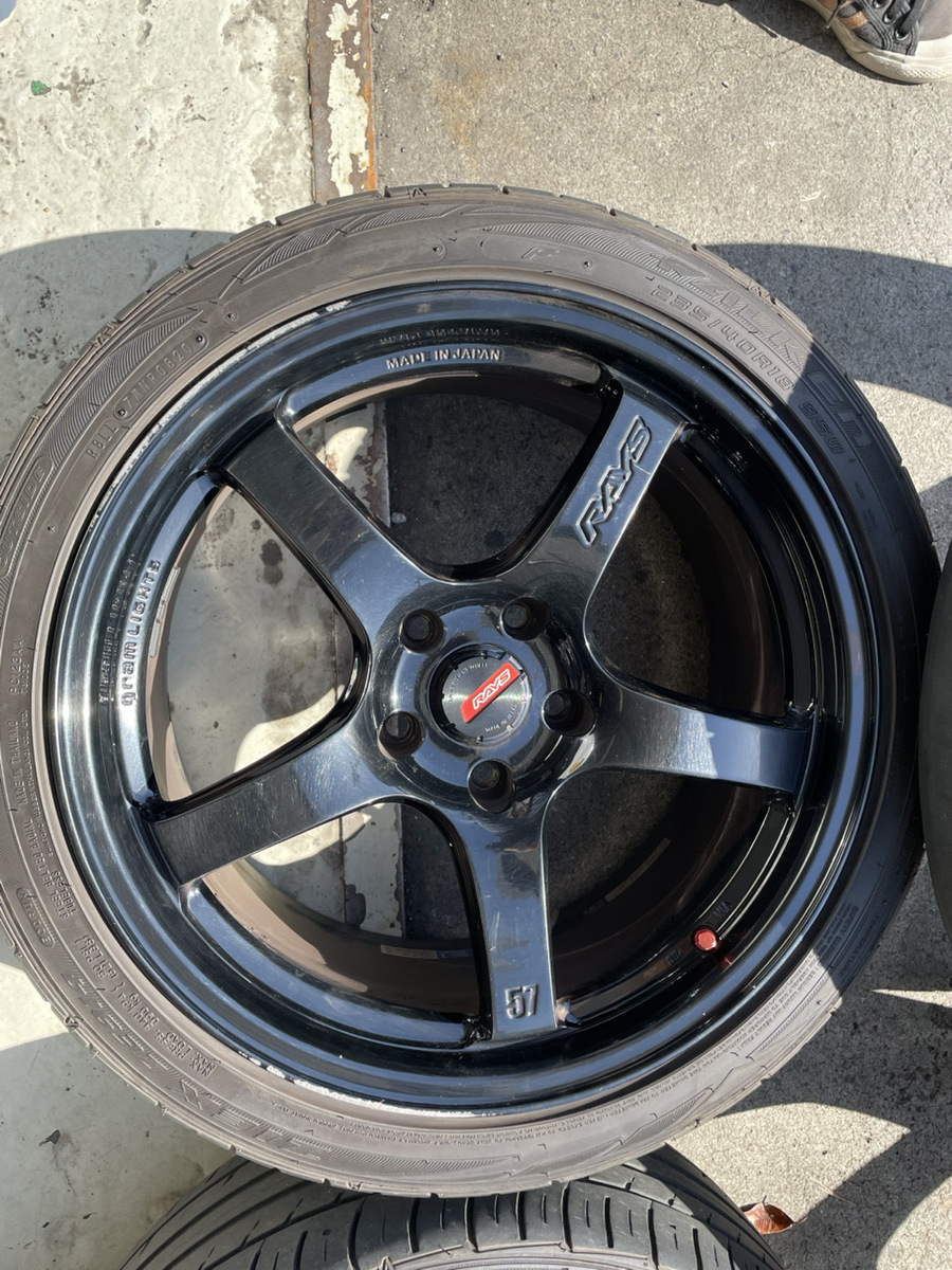 【中古】ホイール付きタイヤ FALKEN ZIEX 235/40R18 ライズ 4本セットの画像5