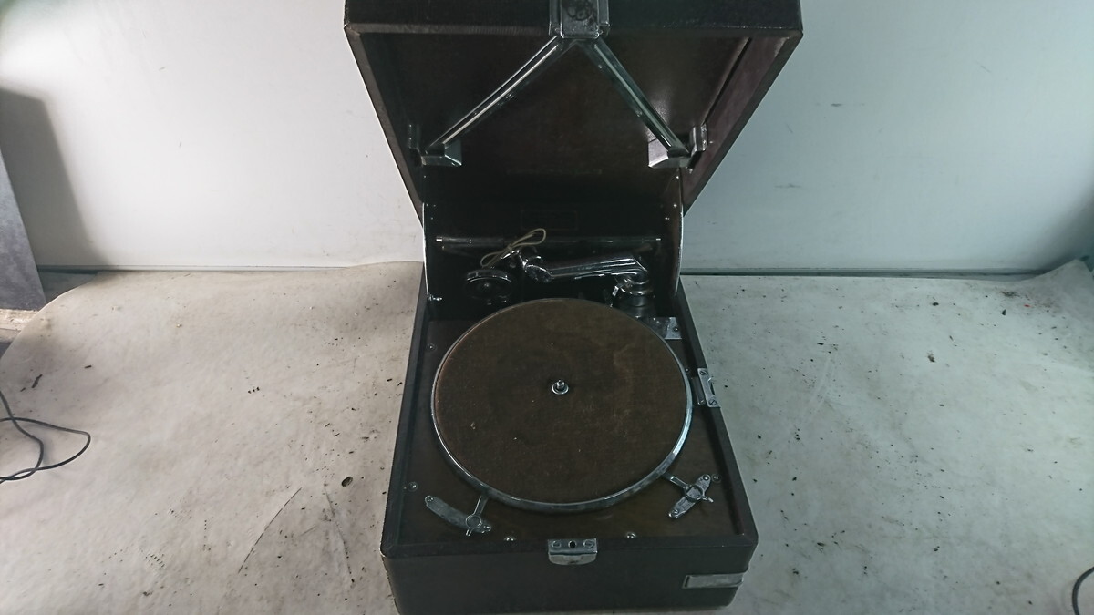 a4-094 ■Columbia コロムビア 卓上蓄音機 Viva-tonal Grafonola MODEL-No.250 オーディオ機器の画像1