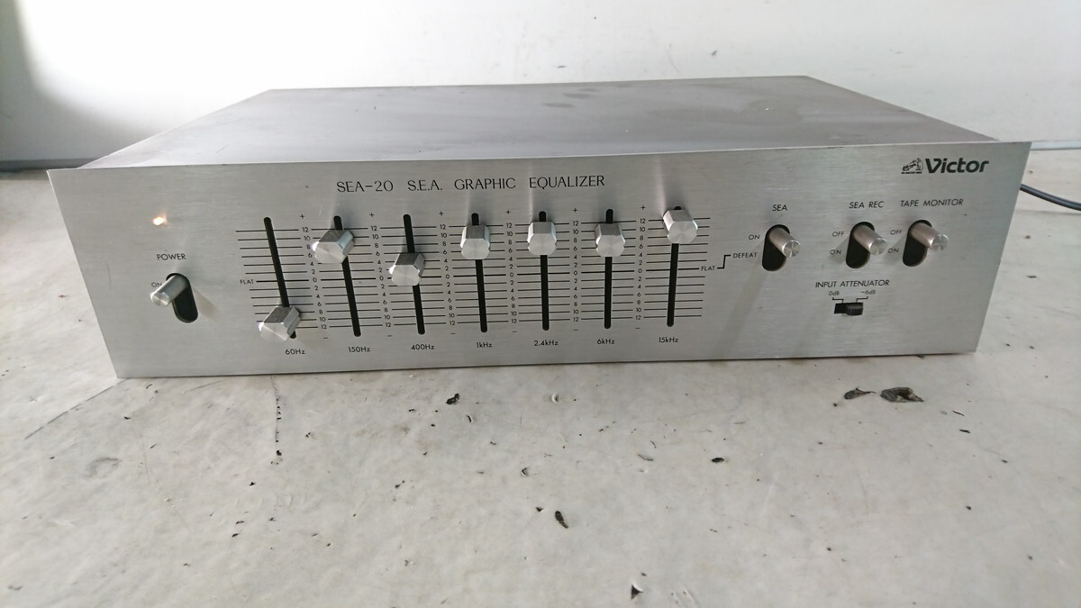 a4-193 ■Victor SEA-20 GRAPHIC EQUALIZER ビクター グラフィックイコライザー オーディオ機器の画像1