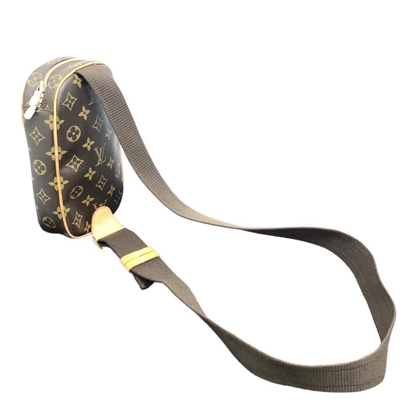  Louis * Vuitton LOUIS VUITTON небольшая сумочка gun juM51870 Brown монограмма парусина сумка на плечо унисекс б/у 