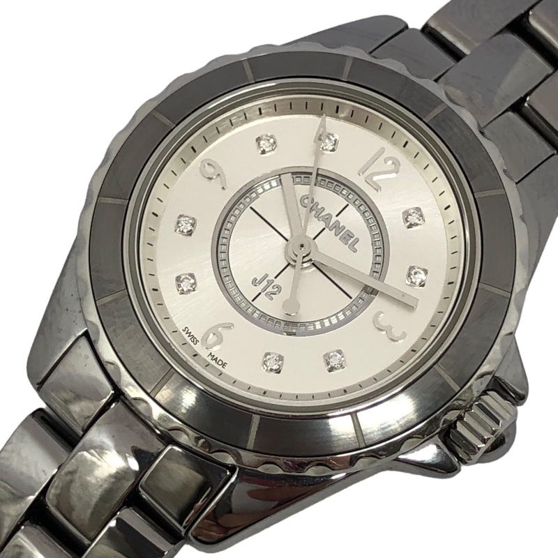 Chanel Chanel J12 Cromatic 29 мм H3401 Серебряные Ti/Ceramic Watch Ladies Используются