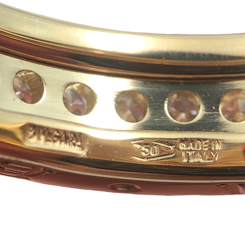 ブルガリ BVLGARI ビー・ゼロワン リング AN850561 750YG、ダイヤモンド ジュエリー 中古_画像5