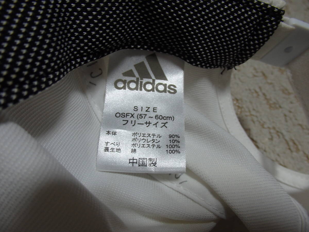 アディダス adidas クライマライト キャップ 白 フリーサイズ（57～60㎝） 送料220円の画像5