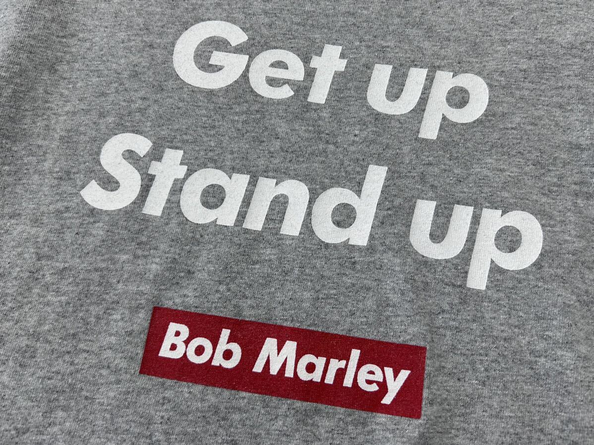 未使用 ZION 2M Bob Marley ロンT 霜降りボディ ボックスロゴ　　ザイオン ツーエム ボブマーリー 2019年 コピーライト 長袖Tシャツ 柳9529_画像4