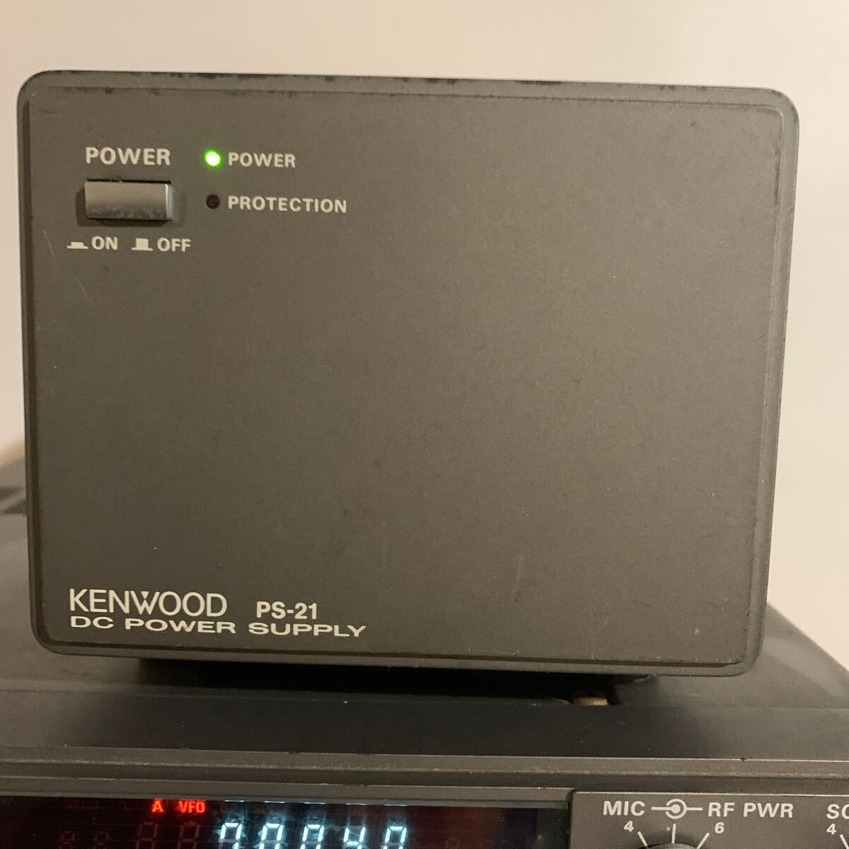 アマチュア無線機　 受信機　KENWOOD TS-670 PS-21 トランシーバー　通電確認　無線機_画像4