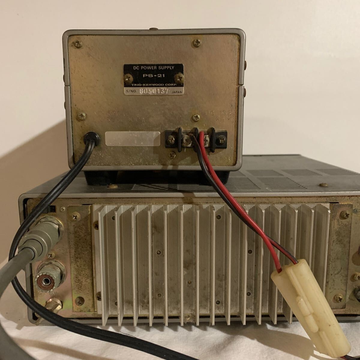アマチュア無線機　 受信機　KENWOOD TS-670 PS-21 トランシーバー　通電確認　無線機_画像6