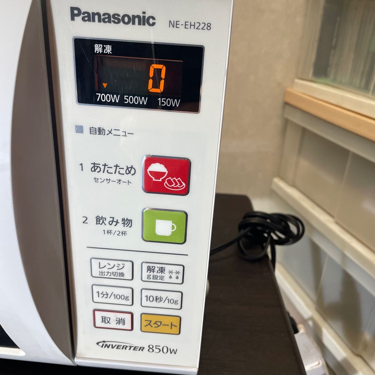 Pasonic 単機能電子レンジ　NE-EH228-W 16年製_画像2