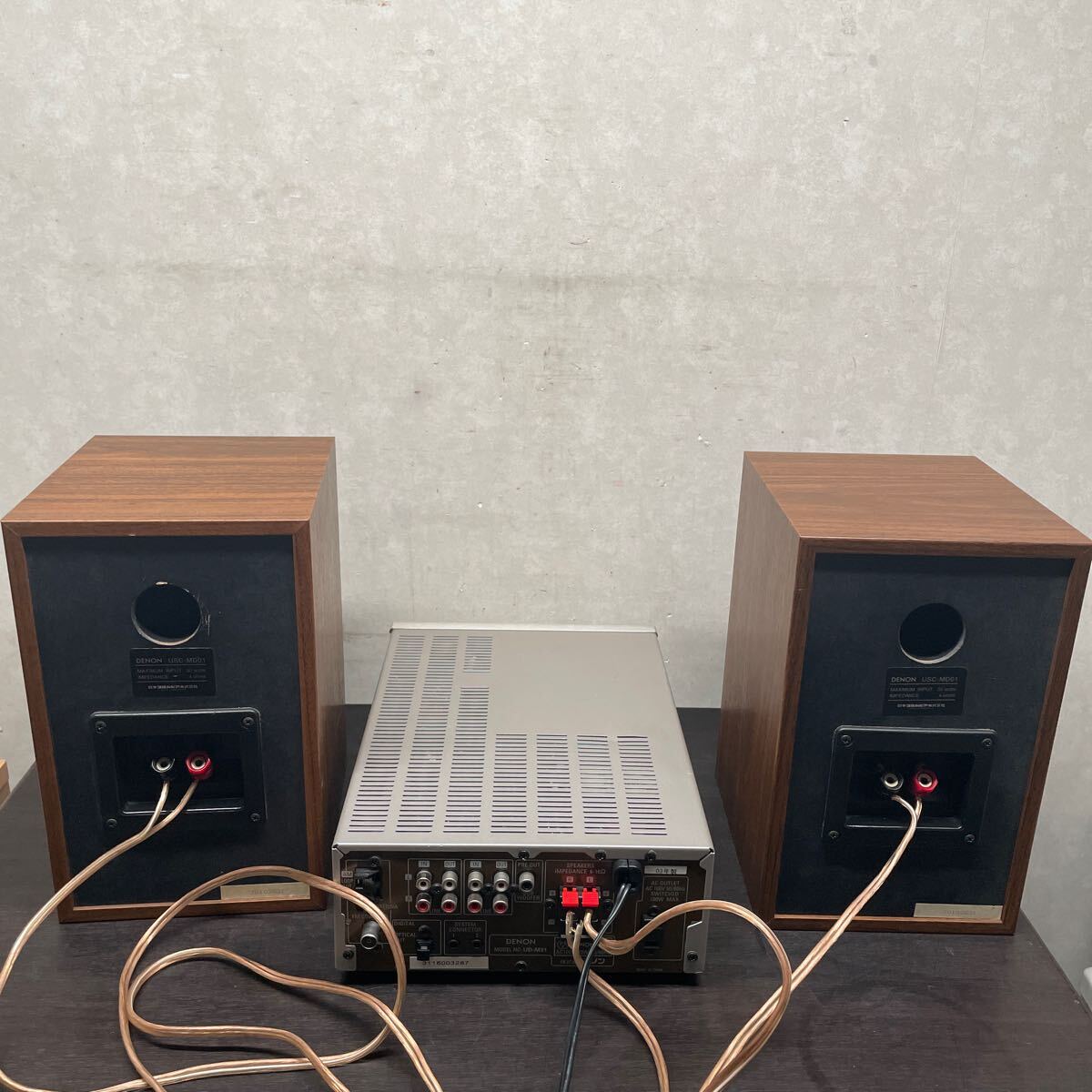 DENON CDレシーバー UD-M31 スピーカー　USC-MD01(左右)_画像5