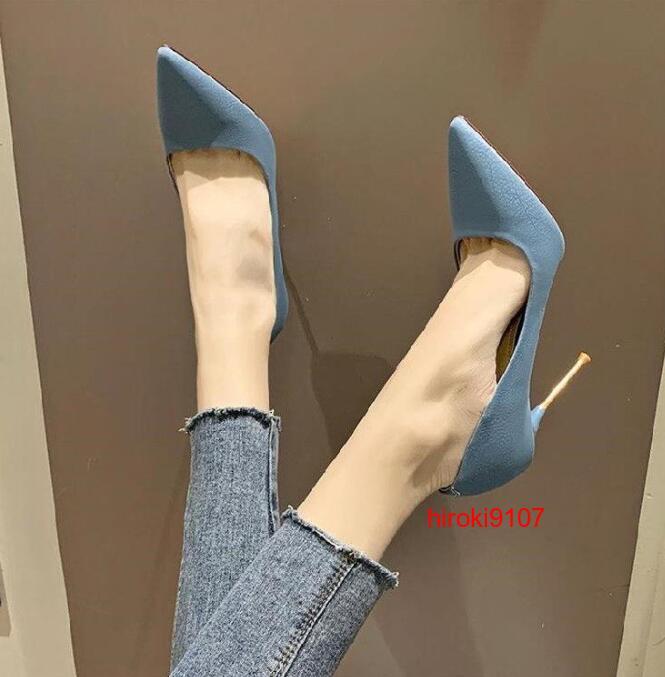  pumps lady's sandals pin heel high heel shoes spring autumn summer commuting beautiful legs pain . not fatigue not AZ125