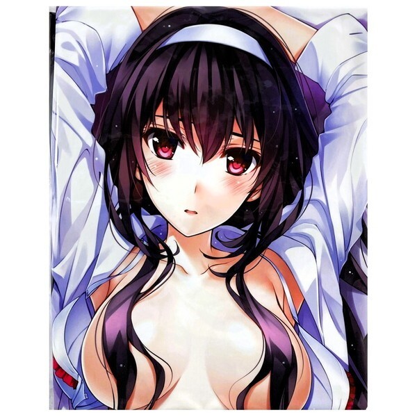 【SALE/37%OFF】 KADOKAWA 深崎暮人 冴えない彼女の育てかた 霞ヶ丘詩羽 抱き枕カバー / A&J製 ライクトロン 冴えカノ 【匿名配送】 抱き枕
