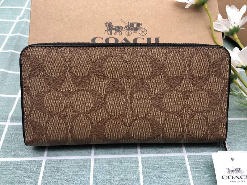 コーチ COACH 財布 長財布 メンズ レディース 新品 未使用 プレゼント ロゴ シグネチャー ギフト レザー ウォレット 贈り物 ブランドA293の画像3