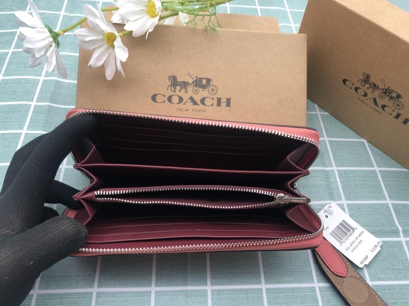 コーチ COACH 財布 長財布 レディース プレゼント 記念日 シグネチャー 贈り物 ウォレット 新品 未使用 ブランド ギフト レザー C206_画像4