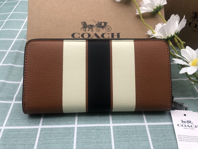 コーチ COACH 長財布 財布 新品 未使用 メンズ レディース ブラウン ブランド ギフト 贈り物 レザー プレゼント シグネチャー 誕生日 A299_画像3