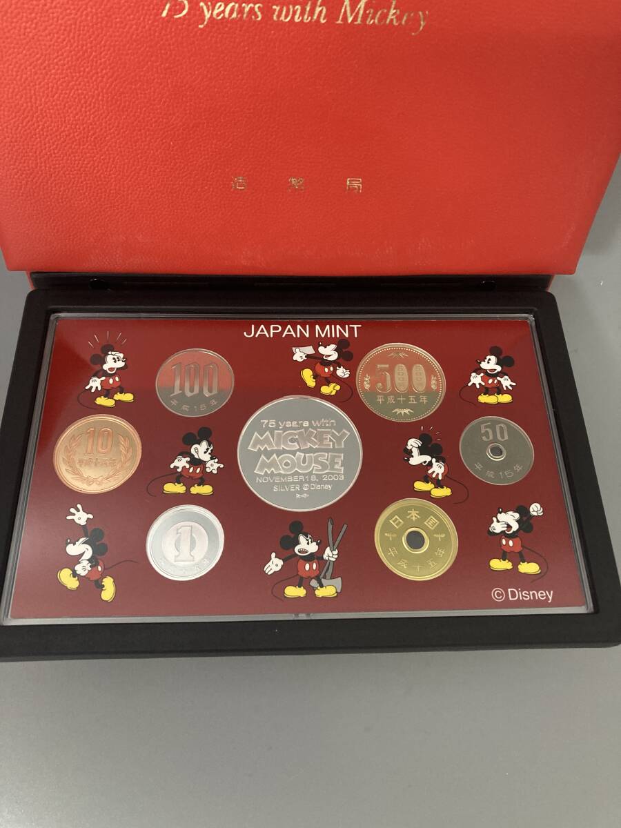 ミッキーマウス シルバー925メダル付き プルーフ貨幣セット 2003 ディズニー ミントセット【02】_画像5