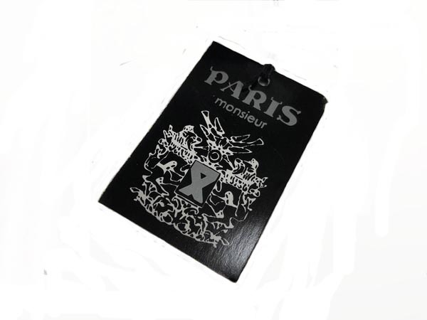 PARIS monsieur/パリス 牛革 シンプル メンズ紳士レザーベルト ブラック PS-7BK ps7BKの画像3