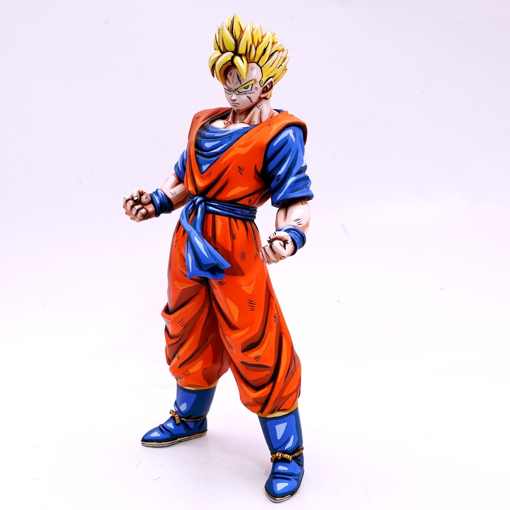 ドラゴンボール 孫悟飯 未来 フィギュア フルリペイント 2D 二次元塗装 2次元彩色 一番くじ 未来への決闘 DRAGONBALL MASTERISE 超サイヤ人の画像9