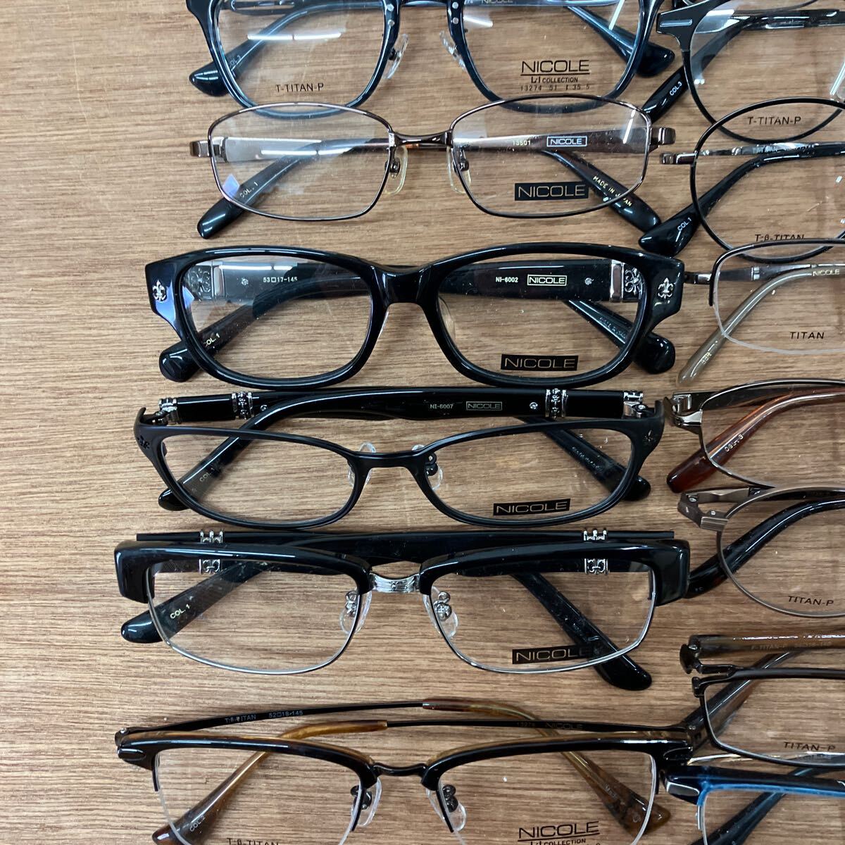 中古　ジャンク　メガネフレーム　20本　まとめ売り　眼鏡　金属フレーム 眼鏡フレーム　【12】_画像3