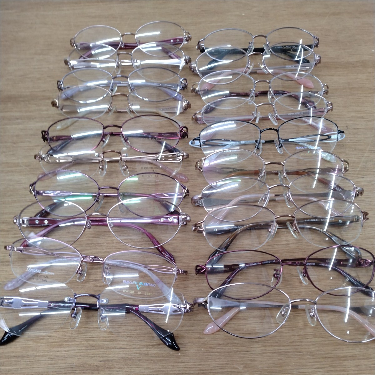 中古 ジャンク メガネフレーム 20本 まとめ売り 眼鏡 金属フレーム 眼鏡フレーム 【1】の画像1