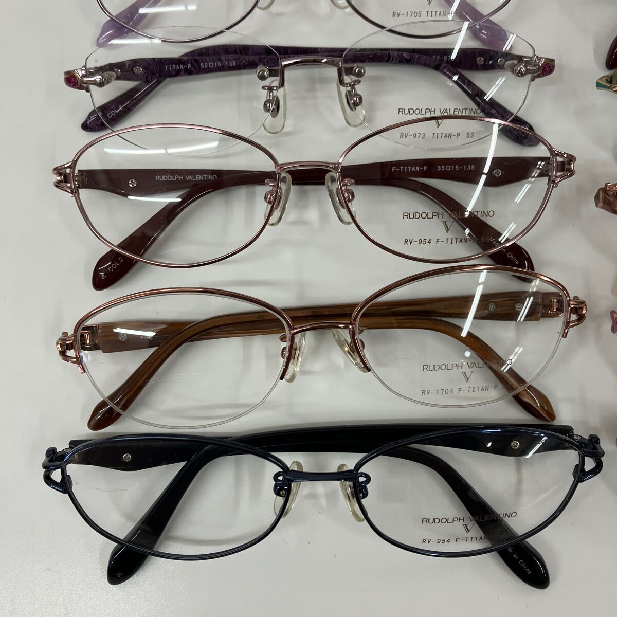 中古　ジャンク　メガネフレーム　20本　まとめ売り　眼鏡　金属フレーム　眼鏡フレーム　めがね【16】_画像6