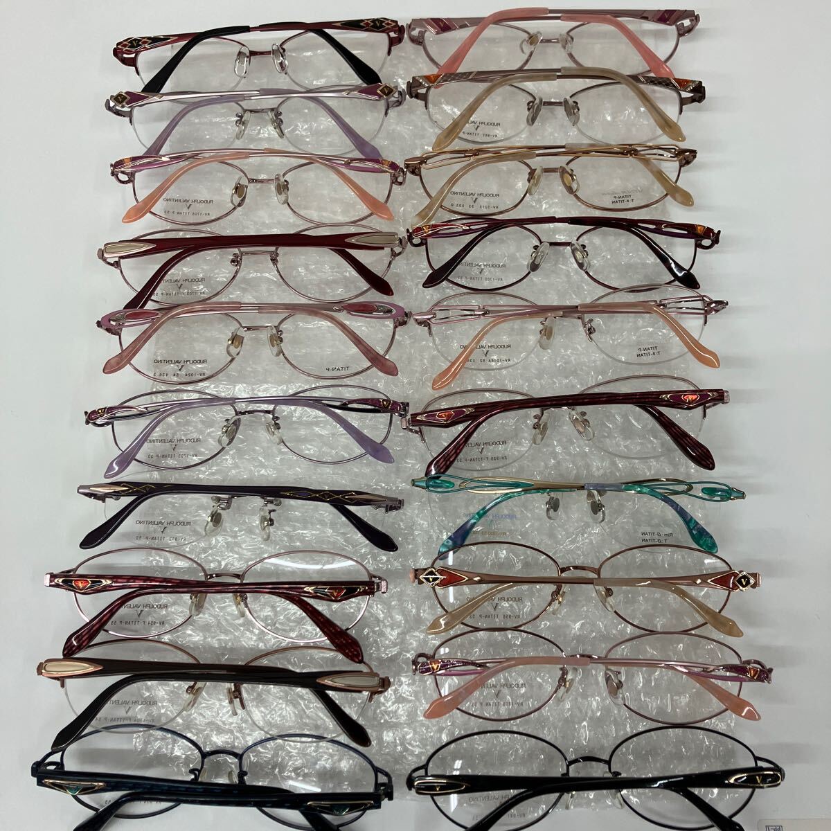 中古　ジャンク　メガネフレーム　20本　まとめ売り　眼鏡　金属フレーム　眼鏡フレーム　めがね【16】_画像10