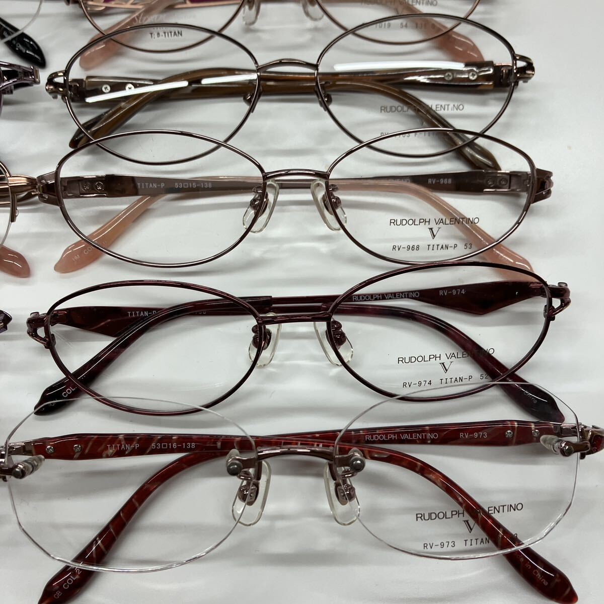 中古　ジャンク　メガネフレーム　20本　まとめ売り　眼鏡　金属フレーム　眼鏡フレーム　めがね【18】_画像9