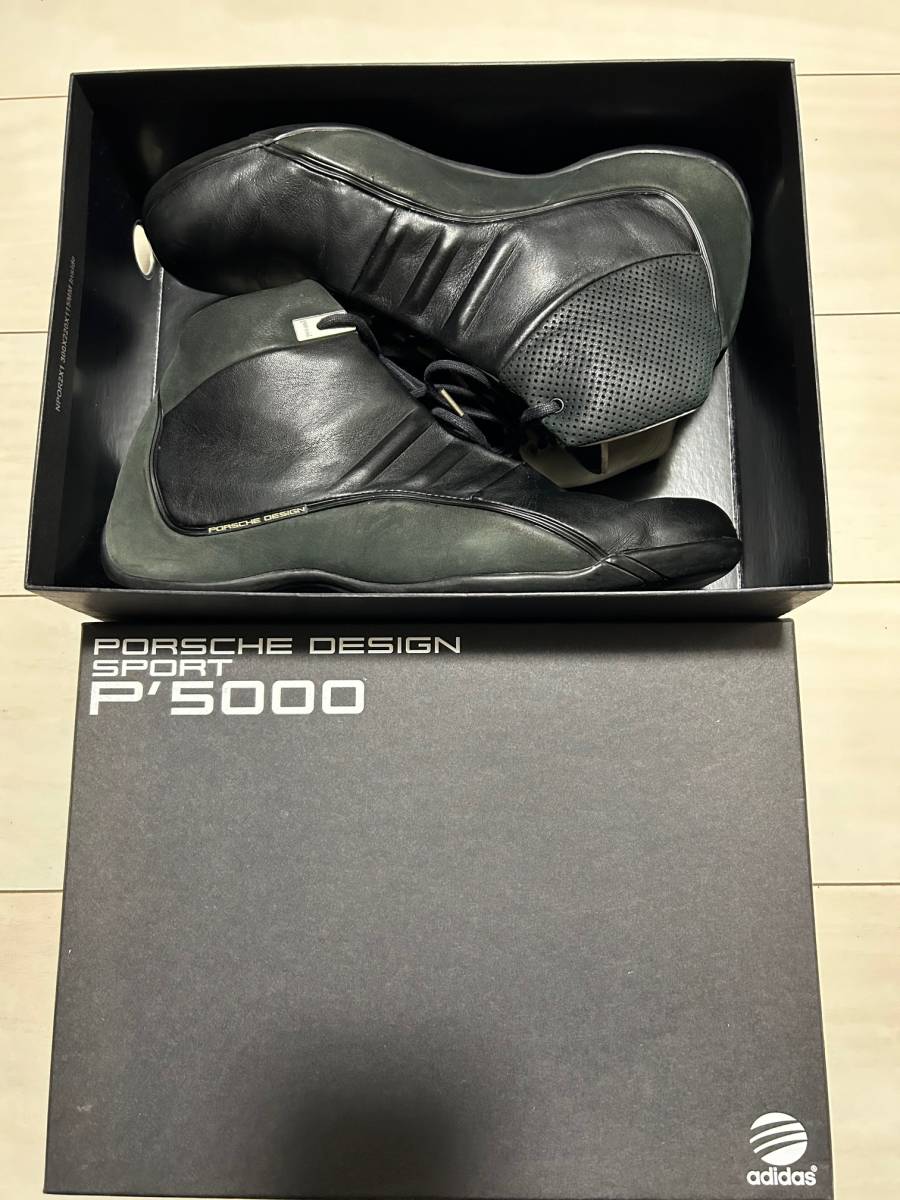 PORSHE ポルシェ P5000ドライビングシューズ アディダスコラボ adidas porshe サイズJ26.0 箱付き ON BOXの画像3