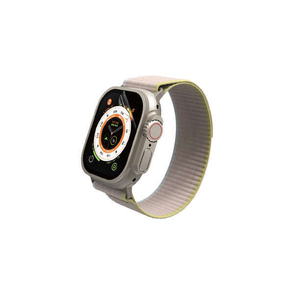 エレコム アップルウォッチ 衝撃吸収 フィルム 2枚入 Apple Watch Ultra 49mm 反射防止 指紋軽減 AW-22CFLP 4549550276597