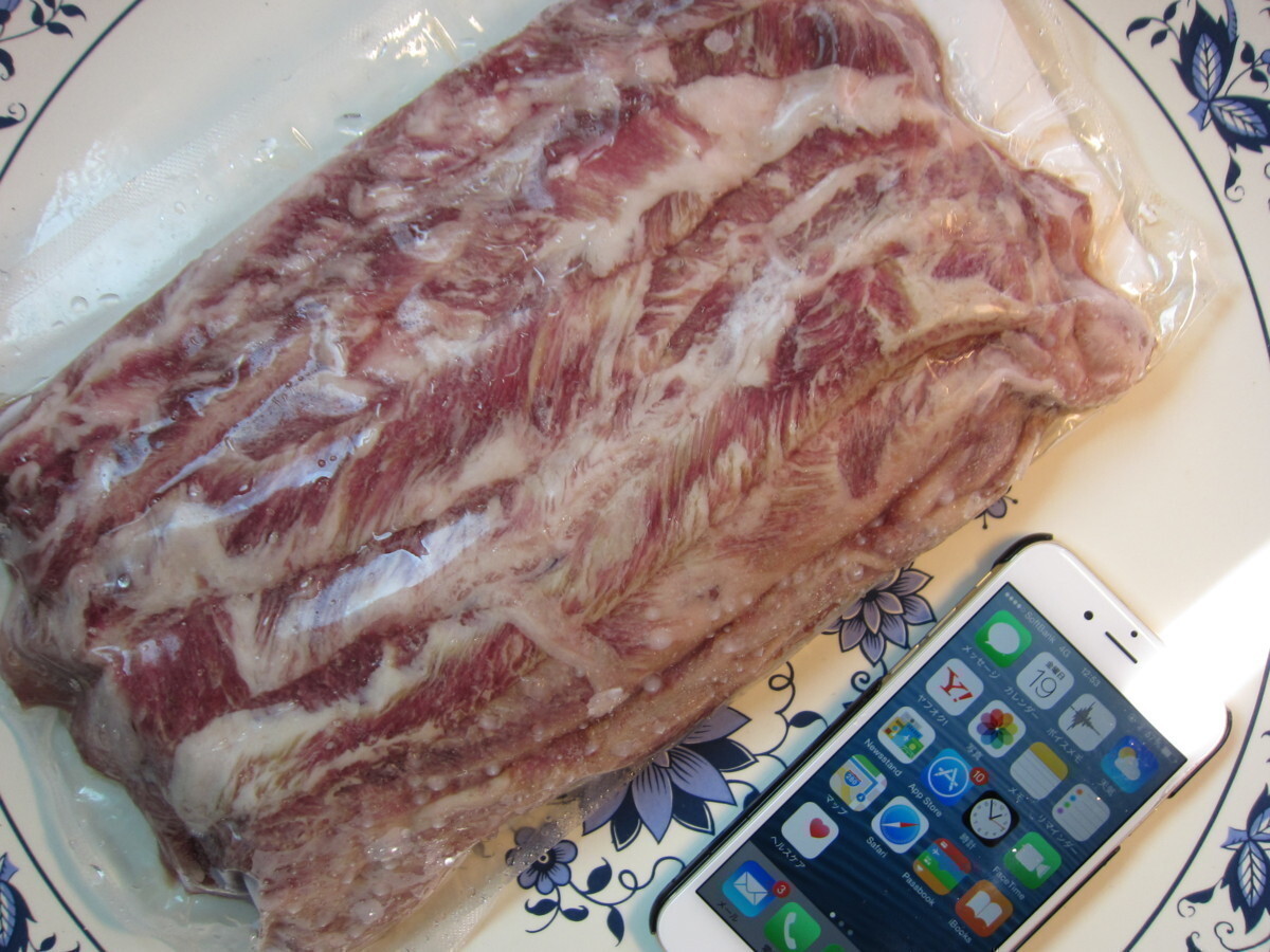 超高級肉「イベリコ リブフィンガー 530g」（中落ちカルビ Rib finger）...そのままステーキをどうぞの画像7