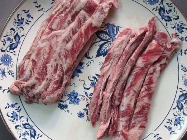 超高級肉「イベリコ リブフィンガー500g位」（中落ちカルビ Rib finger）...そのままステーキをどうぞの画像3