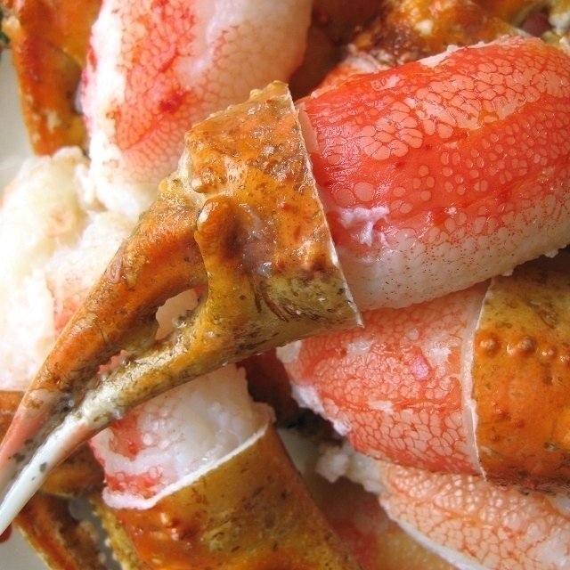 3個、美味「ずわい蟹親爪L-1kg」食べやすい、リングカットの画像3