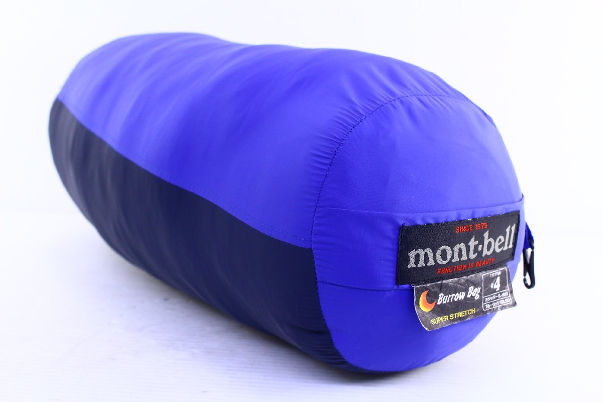 *mont-bell/ Mont Bell 1121700 super stretch ba low bag #4 sleeping bag 178cm till blue mountain climbing touring camp for emergency [10932830]
