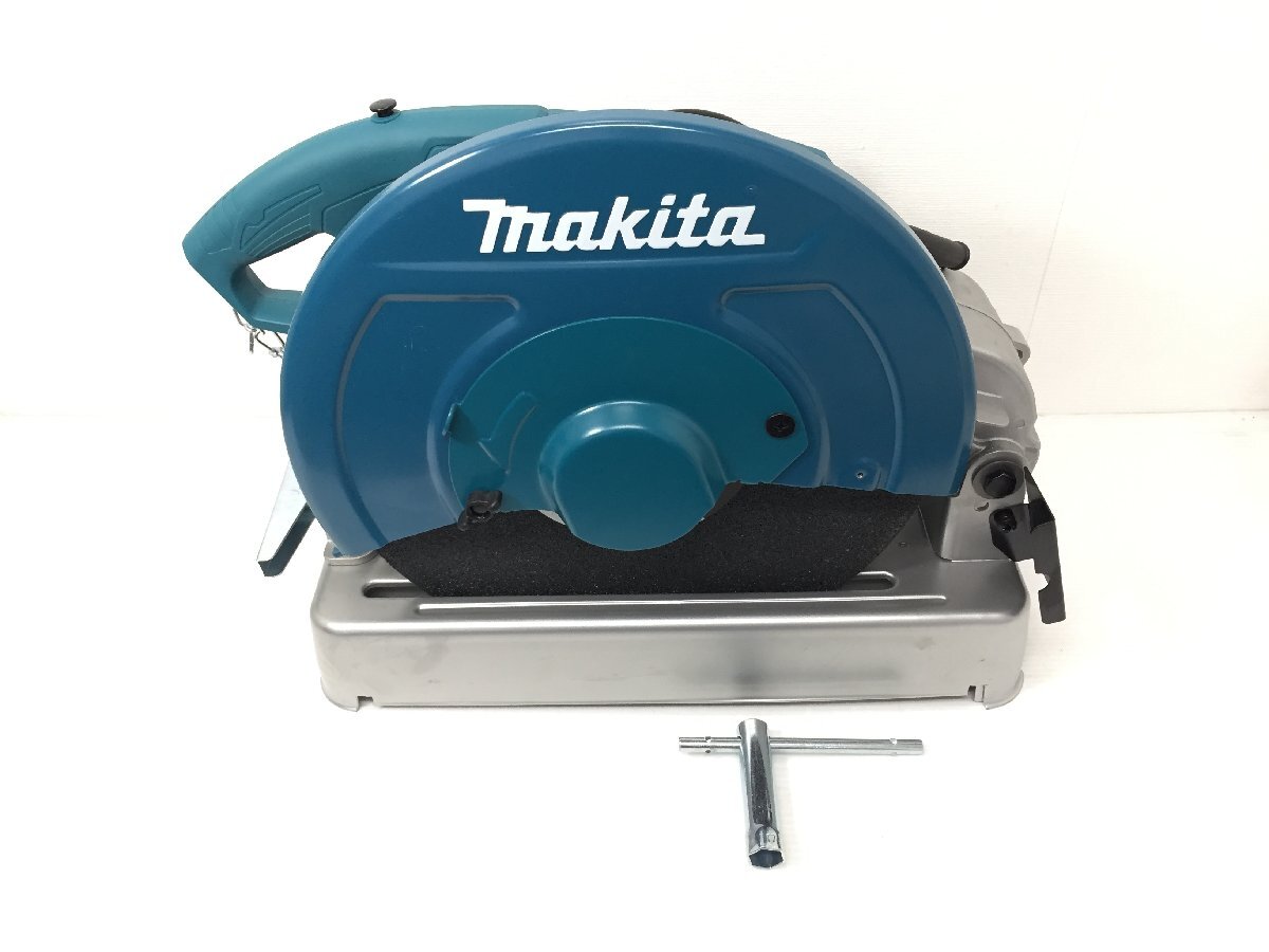 ●【美品】makita マキタ LW1401 高速 切断機 355mm 鉄工用 パイプ切断 鋼材切断 切断機 電動工具【20415583】_画像1