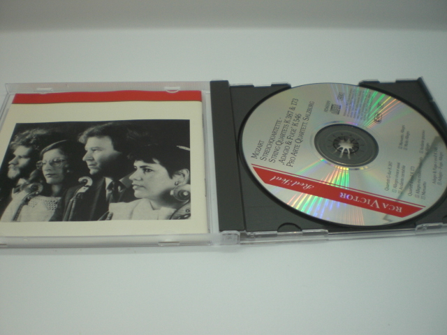 1CD　モーツァルト：弦楽四重奏曲K.387、173　ザルツブルク・プロ・アルテ弦楽四重奏団　1989年　ドイツ盤　19前_画像3