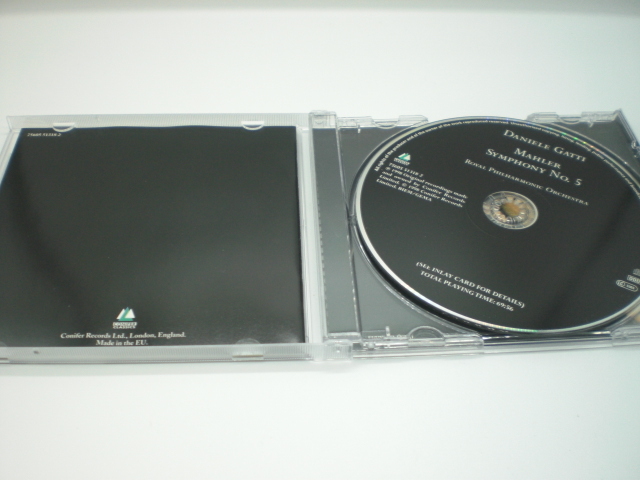 1CD　マーラー：交響曲第5番　ダニエレ・ガッティ/ロイヤル・フィル　1998年　EU盤　20前_画像3