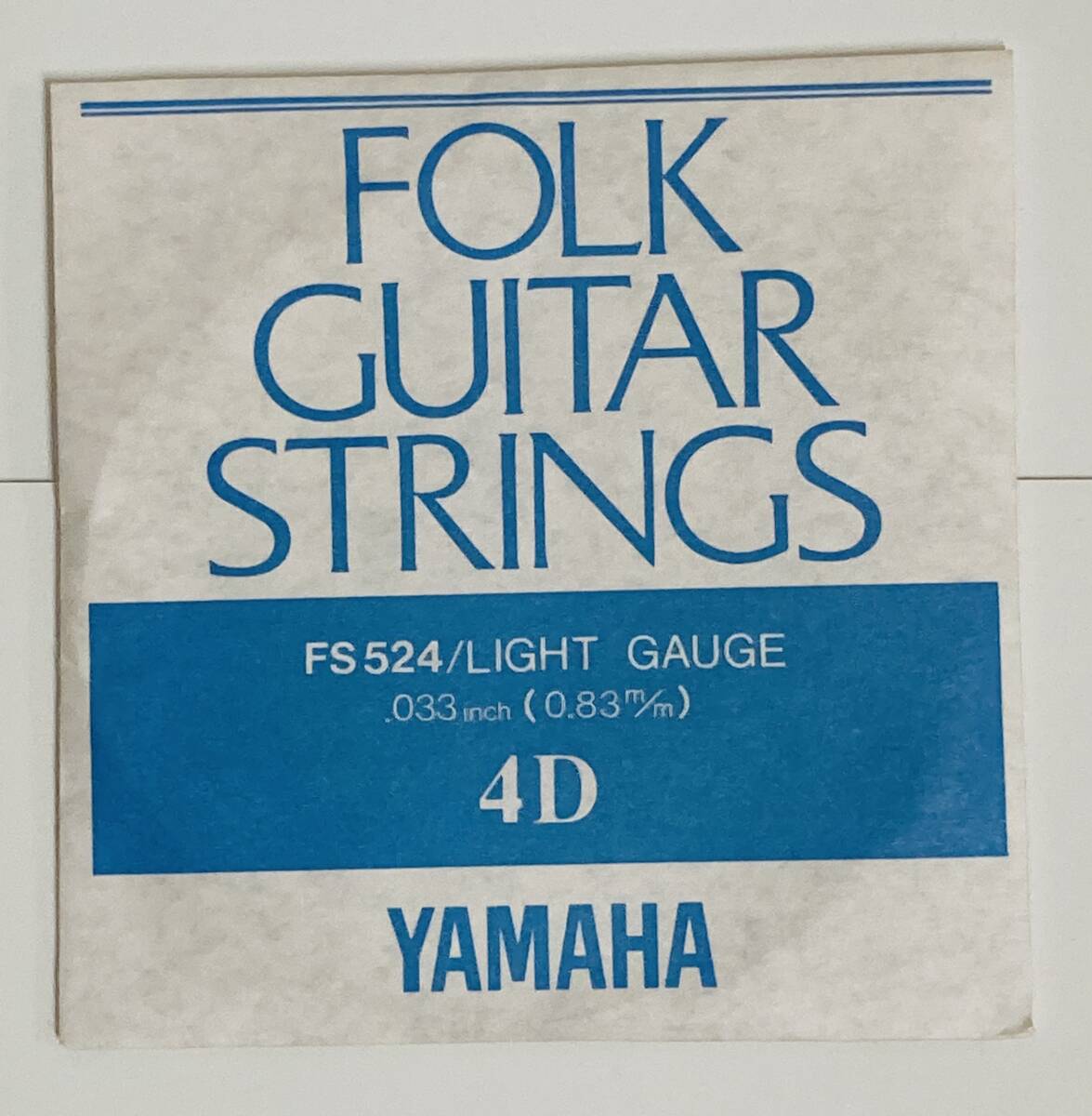 Folk Guitar Strings［YAMAHA］★LIGHT GAUGE 3G/4D/5A/6E(4弦をセット)《送料無料》_画像3