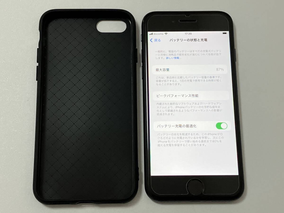 SIMフリー iPhoneSE2 64GB Black シムフリー アイフォンSE 2 第二世代 第2世代 ブラック 黒 softbank au SIMロックなし A2296 MX9R2J/A 87%の画像9