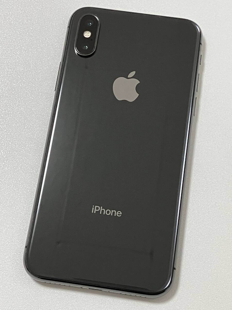 SIMフリー iPhoneX 256GB Space Gray シムフリー アイフォンX スペースグレイ 黒 au docomo softbank 本体 SIMロックなし A1902 MQC12J/Aの画像3