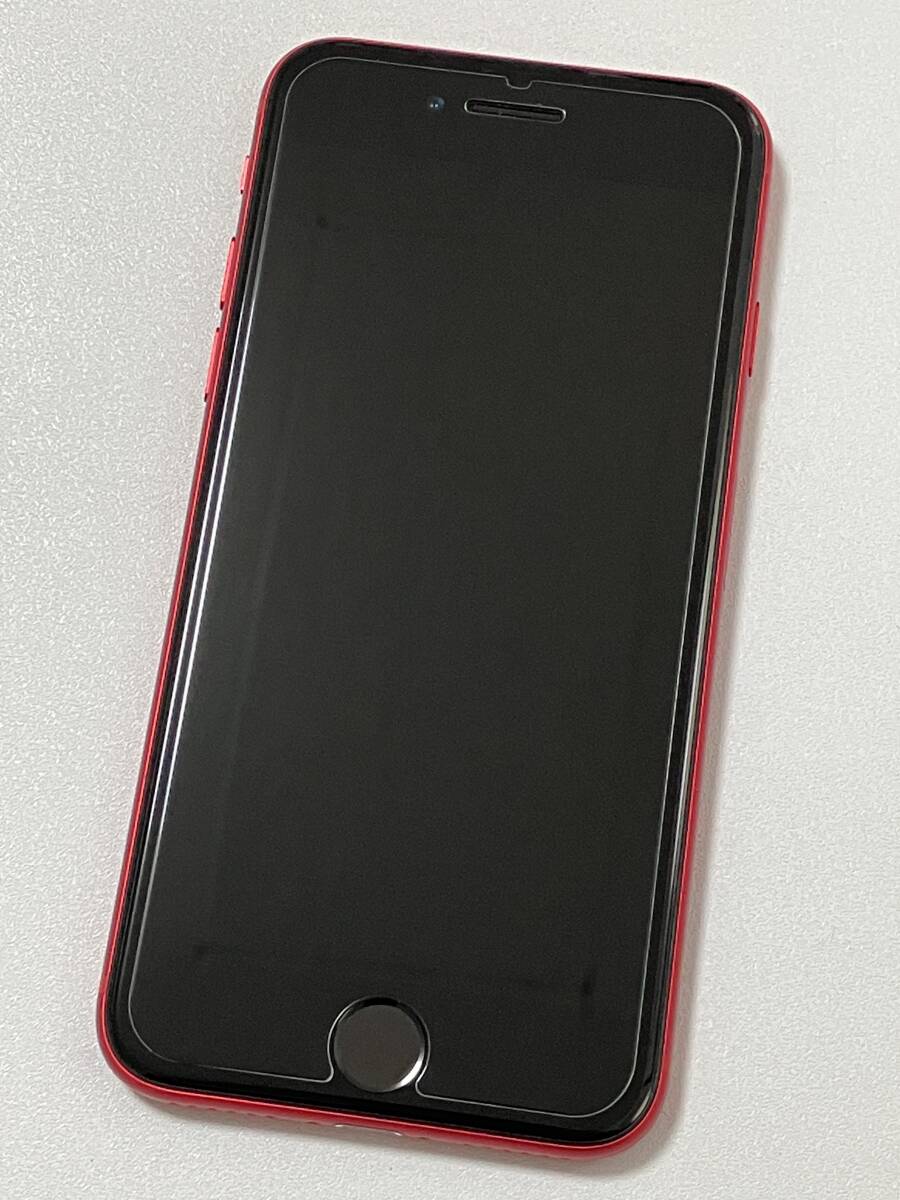 SIMフリー iPhoneSE2 128GB Product Red シムフリー アイフォンSE 2 第二世代 第2世代 レッド docomo softbank au SIMロックなし A2296 87%の画像2