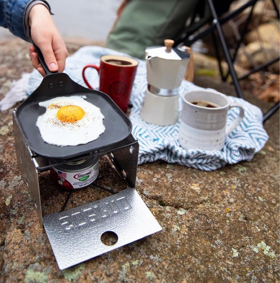 未使用品☆STERNO FOLDING STOVE スターノ ストーブ キャンプ