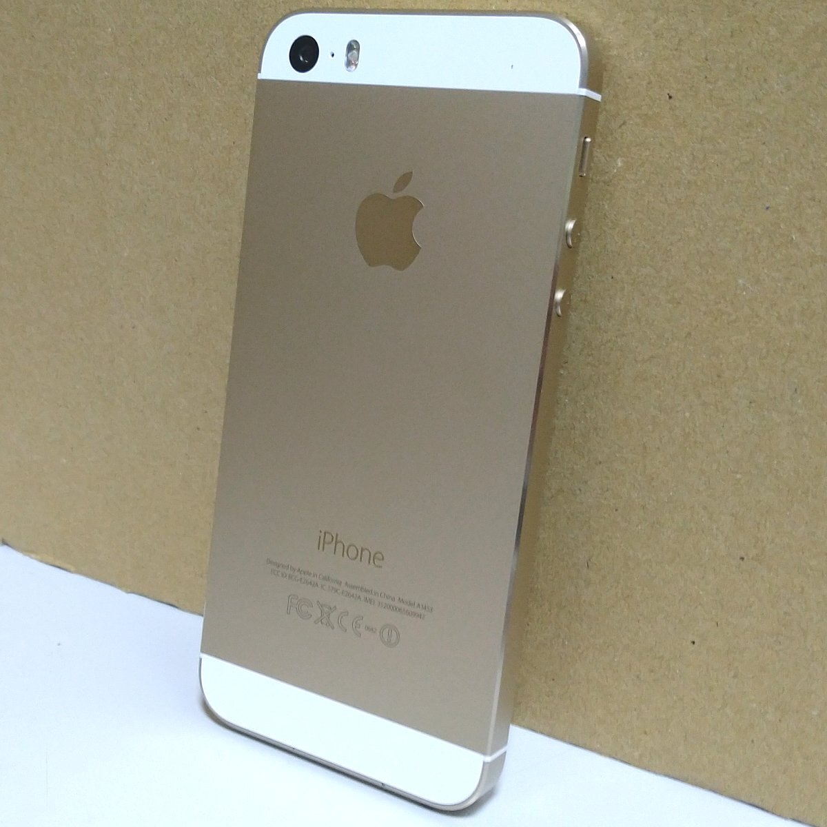 送料無料 au Apple iPhone5s 16GB ME334J/A A1453 ゴールド 白ロム ネットワーク利用制限○ 充電回数84回 必ず内容確認