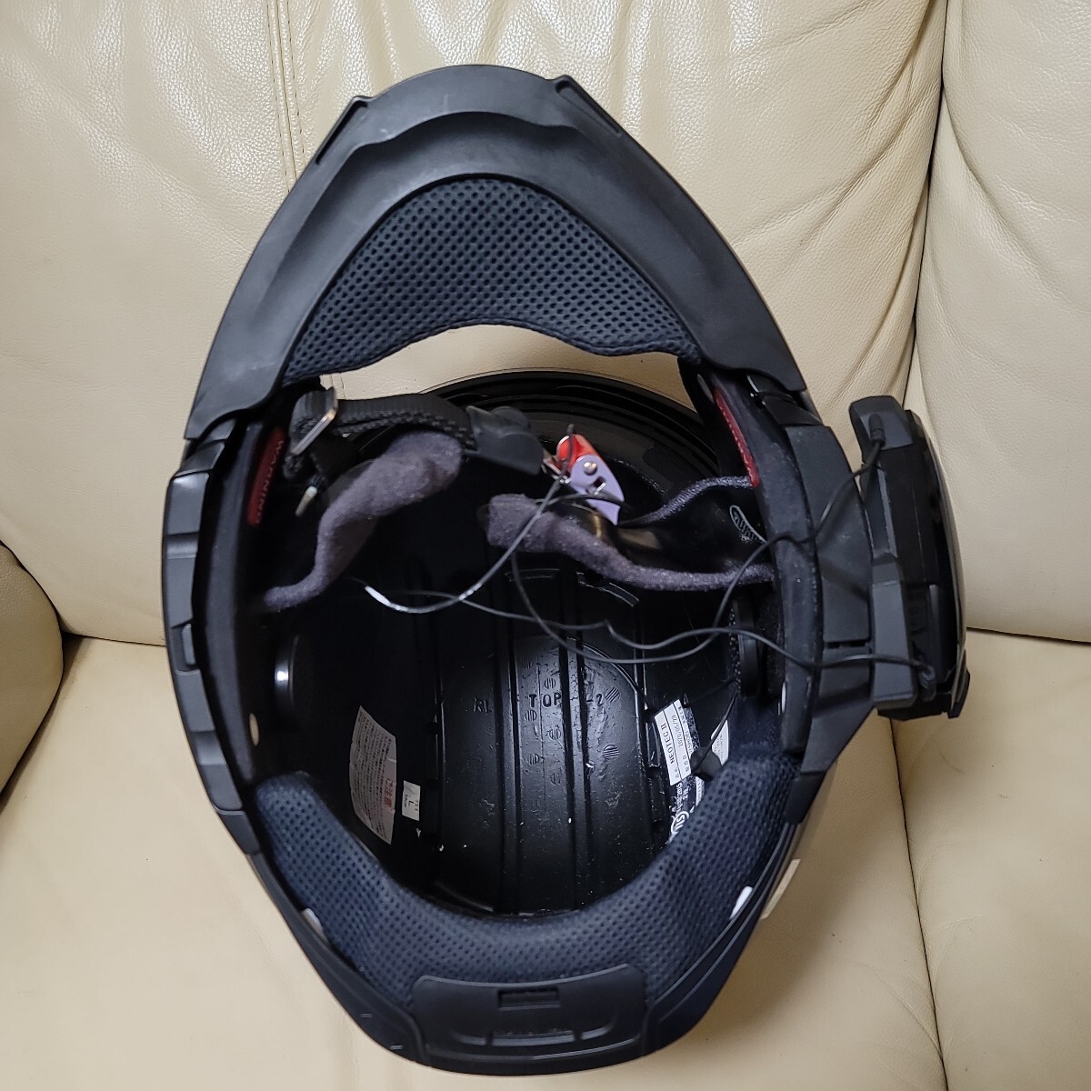 SHOEI システムヘルメット ネオテック2 サイズL NEOTEC II ピンロック サインハウス SB6x インカム付 Bluetooth_画像6