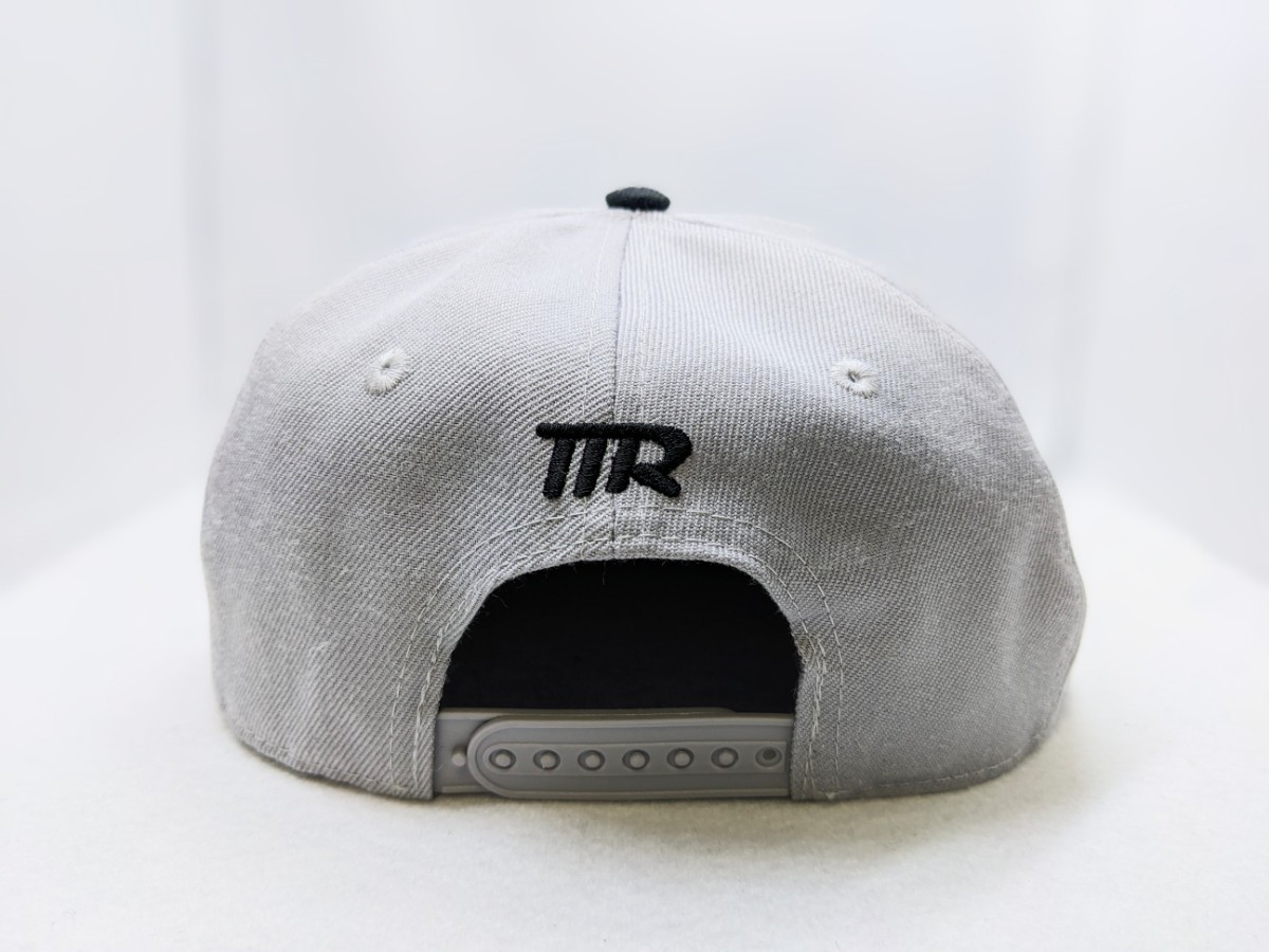 TTR オリジナル アンカーキャップ グレー/TEAM釣男RAINBOW