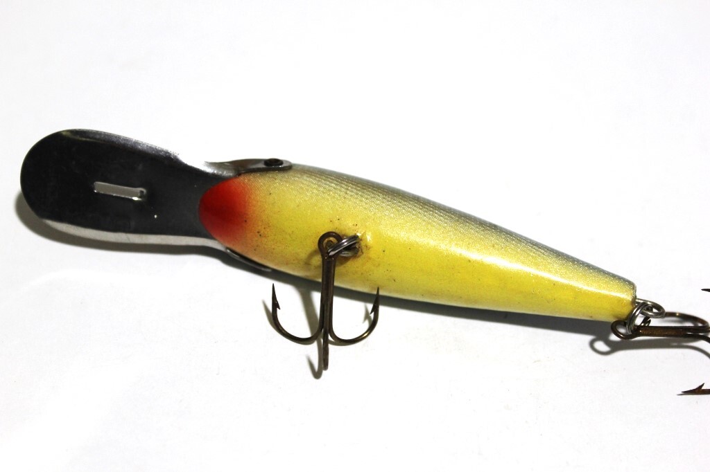 ■s3742 RAPALA DEEP DIVER90 DD90 ラパラ ディープダイバー オールド 70年代 ウッド 希少 ブルー■の画像4